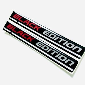 ブラック エディション EDITION 汎用 パーツ シール エンブレム 国産車 外車 内装 外装 カスタム DS プジョー ルノー シトロエン フォード