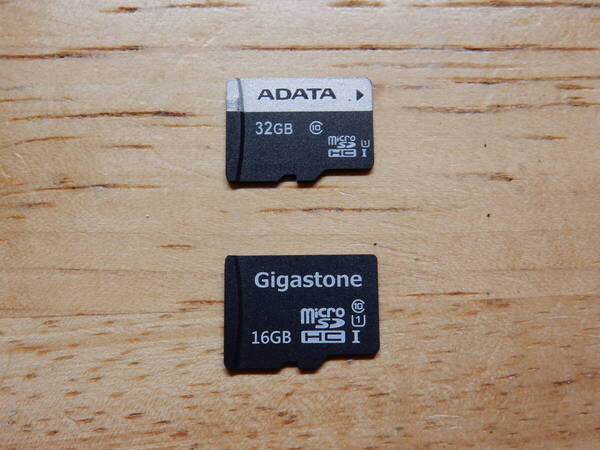 【送料無料】MicroSDHCカード ADATA 32GB / Gigastone 16GB