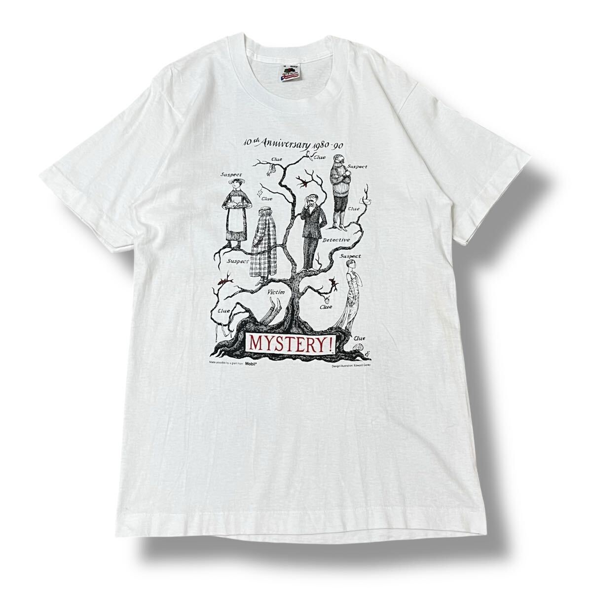 希少エドワードゴーリー半袖Tシャツ Tシャツ うろんな客 ギルダン 希少 エドワードゴーリー S メンズ