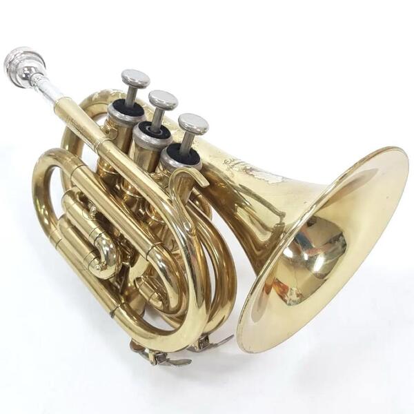 Bach Elkhart 100PKT ポケットトランペット マウスピース付き