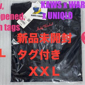 XXL☆新品☆UNIQLO×KAWS+WARHOL カウズ+ウォーホル UT⑨
