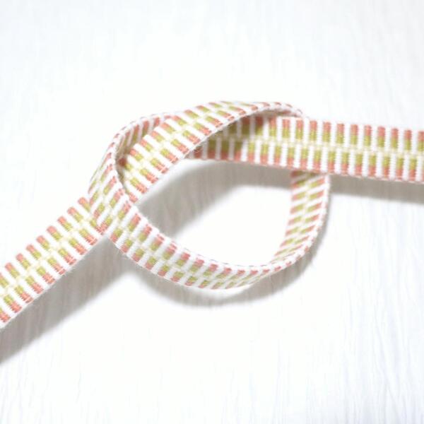 匿名発送★03F-26-1.5)国内産 木綿 真田紐 綿100% 三分紐 袋紐 白 1.5m 150㎝ Samurai ribbon(Sanadahimo)