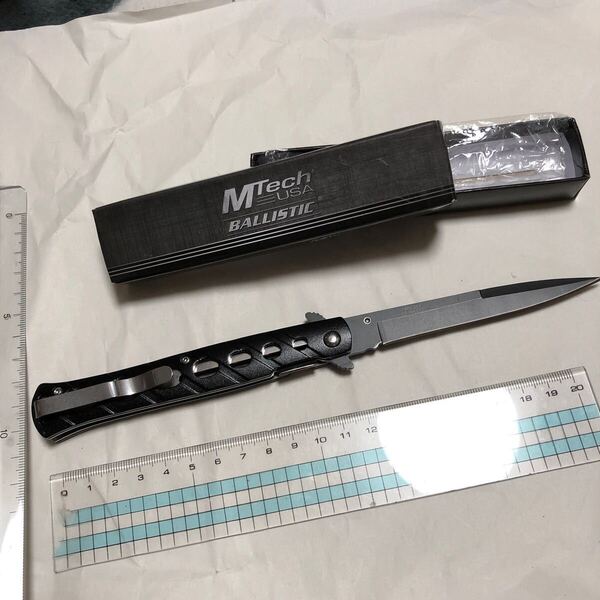キャンプ/アウトドア/釣り 230mm M tech USA ballistic mt-317 折りたたみナイフ フォールディングナイフ