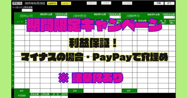 スマホのみOK◆AIが稼ぐ!!副業新時代◎初心者OK・週10万円超!競馬予想AIソフト・高回収率を体感して下さい★