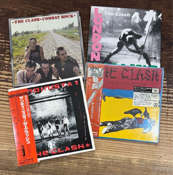 国内盤 紙ジャケットCD4タイトル・セット】クラッシュ Clash■Sandinista■London Calling■Combat Rock■Give 'Em Enough■Joe Strummer