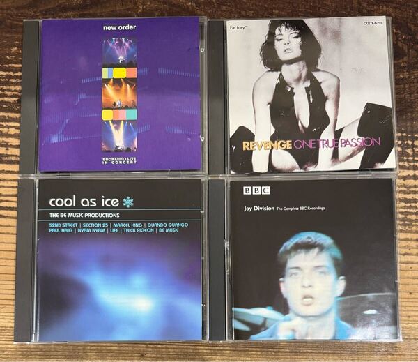 JOY DIVISION NEW ORDER 関連 CD4枚セット】BBC LIVE RECORDINGS■REVENGE■COOL AS ICE■Ian Curtis■NEW WAVE POST PUNK