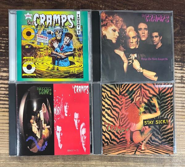GARAGE 名盤 CD4枚セット】CRAMPS クランプス■ Songs the Lord Taught Us ■ Psychedelic Jungle■ Stay Sick!■BORN BAD PUNK ガレージ