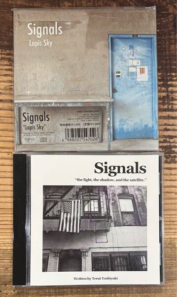 廃盤 CD2枚セット】SIGNALS■照井利幸 勝井祐二 椎野恭一■Lapis Sky■光と影と人工衛星■検 細海魚 BLANKEY JET CITY ROSSO チバユウスケ