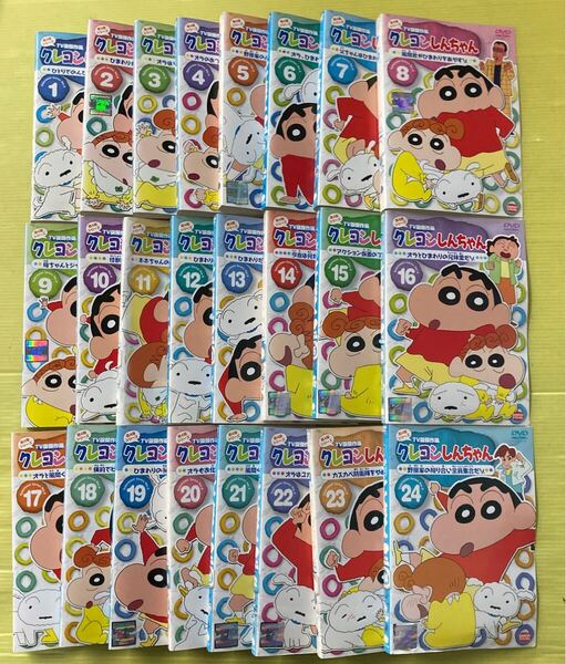 クレヨンしんちゃん 第4期シリーズ 24巻全巻セット 管理番号35406 DVD レンタル落ち アニメ TV版傑作選