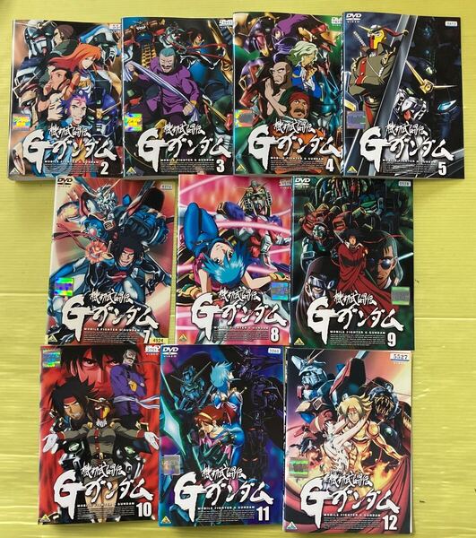 機動武闘伝 Gガンダム 10巻セット(vol.2,6欠品) 管理番号35384 DVD レンタル落ち アニメ