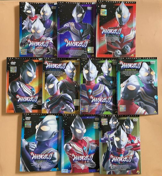 ウルトラマンティガ TVシリーズ 10巻(vol.1,11,13欠品) 管理番号22861 DVD レンタル落ち 特撮