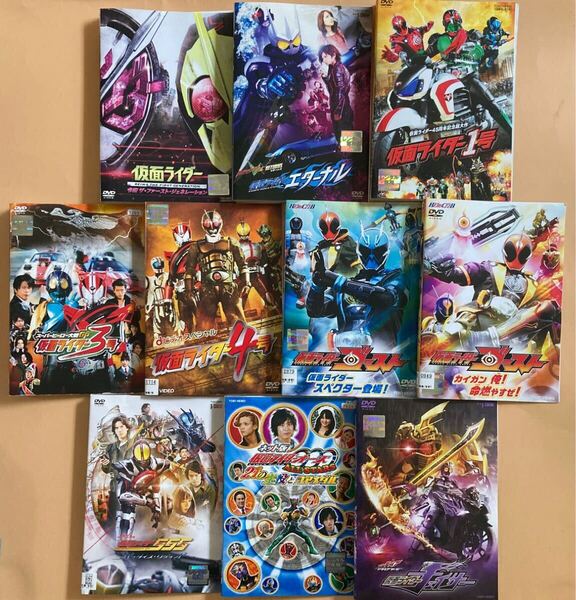 仮面ライダー シリーズ 10巻 劇場版・スペシャル など 管理番号22862 DVD レンタル落ち エターナル ゴースト など