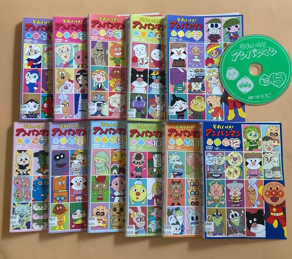 それいけ!アンパンマン '19 12巻全巻セット 管理番号23036 DVD レンタル落ち アニメ キッズ ※表紙一部なし