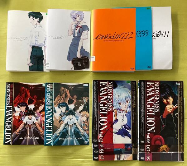新世紀 エヴァンゲリヲン 7巻(vol.2〜8) 劇場版 7巻 14巻セット 管理番号35441 DVD レンタル落ち アニメ