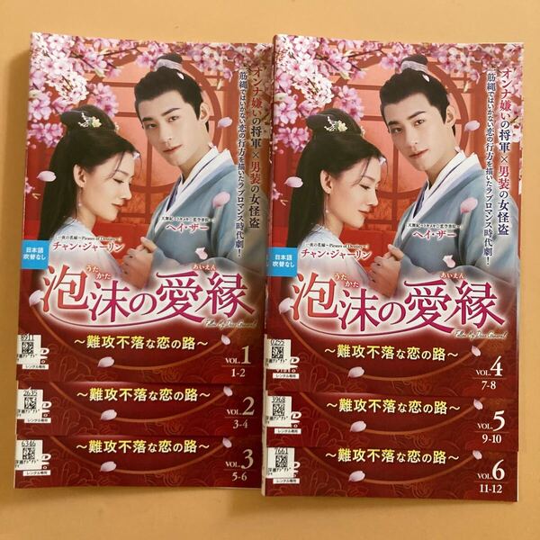 泡沫の愛縁 ~難攻不落な恋の路~ 6巻全巻セット 管理番号22635 DVD レンタル落ち 中国ドラマ チャン・ジャーリン ヘイ・ザー