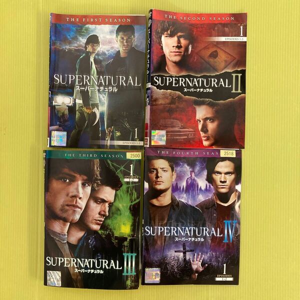 スーパーナチュラル シーズン1, 2, 3, 4、全41巻セット 管理番号12608 DVD レンタル落ち ※ディスクのみ