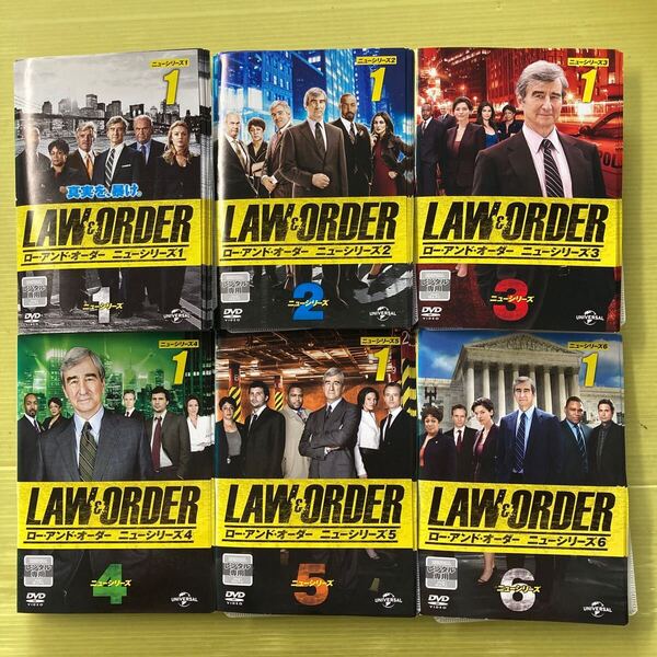 LAW & ORDER ローアンドオーダー ニューシリーズ 1〜6 全65巻セット 管理番号35376 DVD レンタル落ち 海外ドラマ