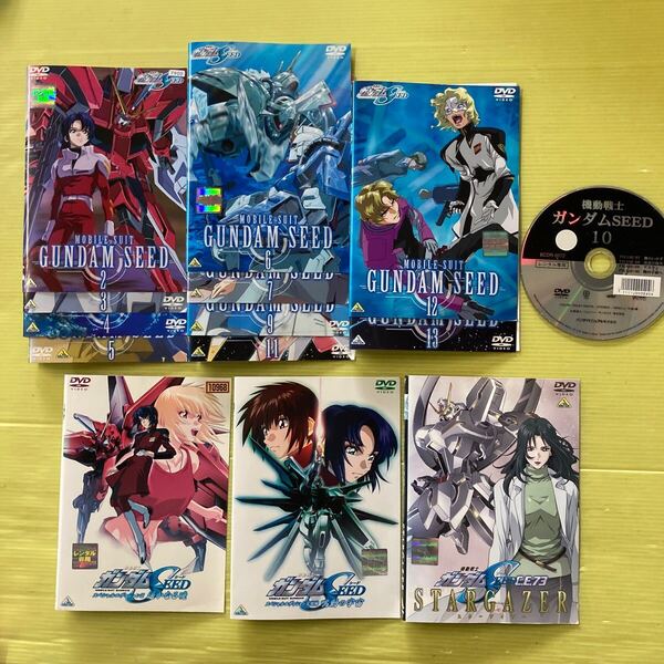 機動戦士 ガンダム SEED 11巻(vol.1,8欠品) C.E.73/スペシャルエディションⅡ/完結編 各1巻 全14巻セット 管理番号35382 DVD レンタル落ち
