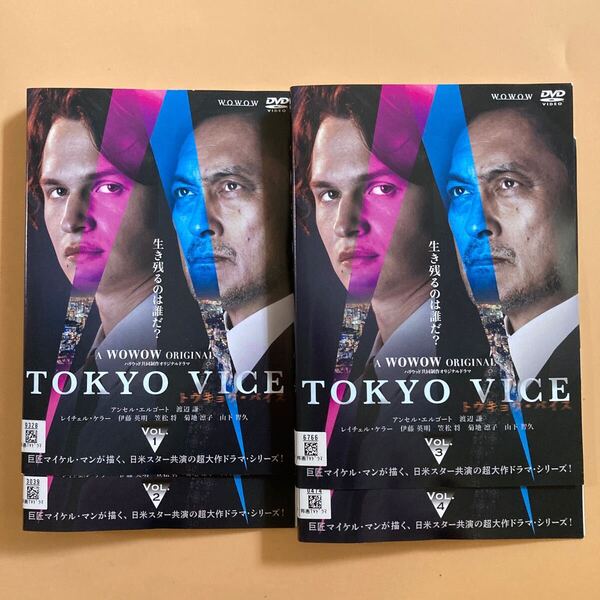 TOKYO VICE 4巻全巻セット 管理番号22748 DVD レンタル落ち WOWOWオリジナル 渡辺謙 アンセル・エルゴート WOWOW ORIGINAL