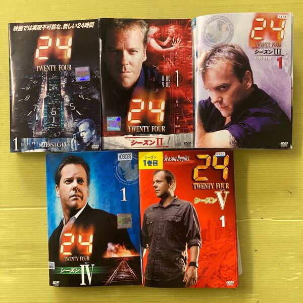 24 TWENTY FOUR シーズン1〜5 全60巻セット 管理番号35426 DVDレンタル落ち 海外ドラマ ※表紙ジャケット一部なし