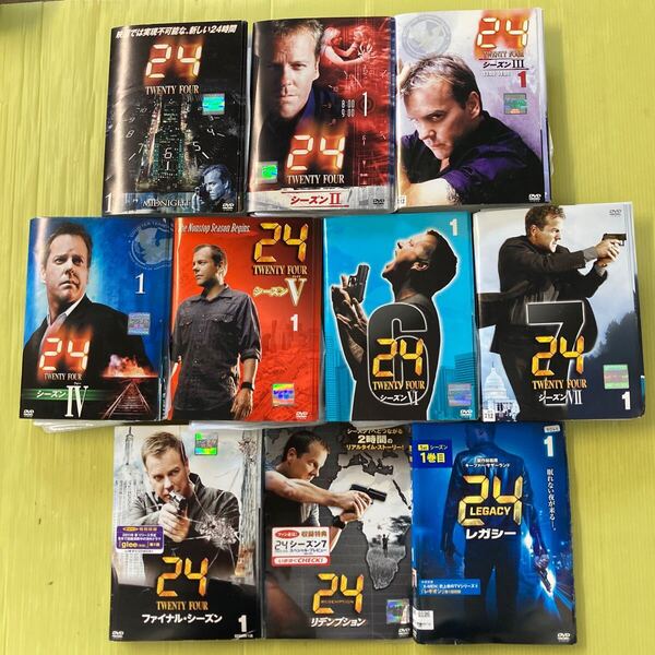 24 TWENTY FOUR シーズン1〜7・ファイナル・レガシー・リデンプション 全108巻セット 管理番号35511 DVD レンタル落ち 海外ドラマ