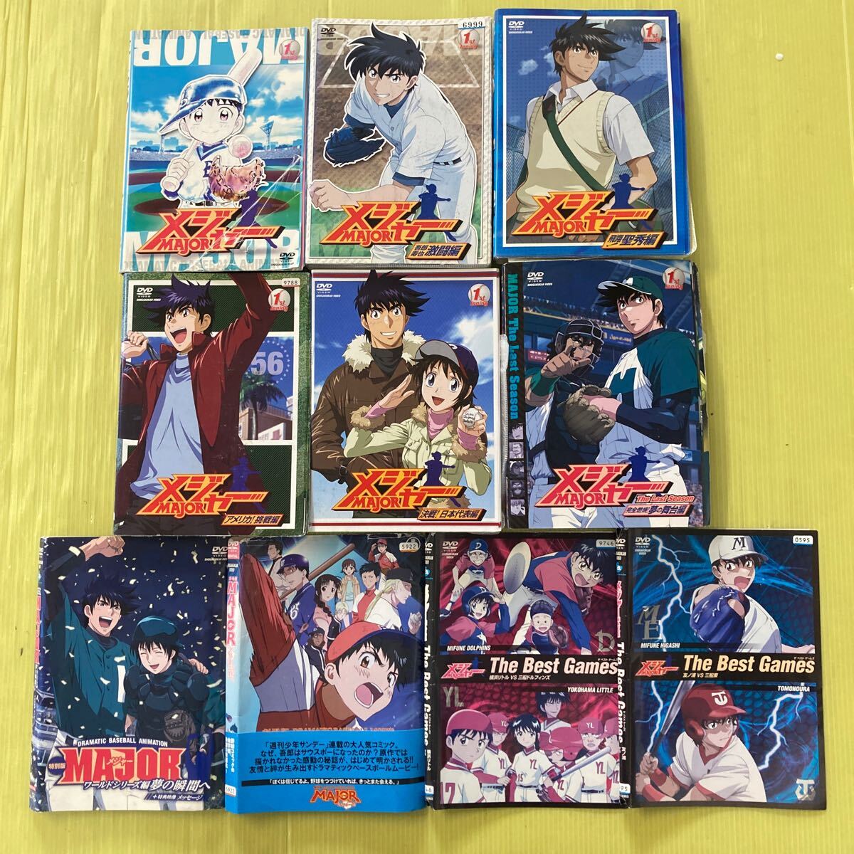 メジャー MAJOR 全54巻+劇場版友情の一球+2nd全8巻の63巻セット