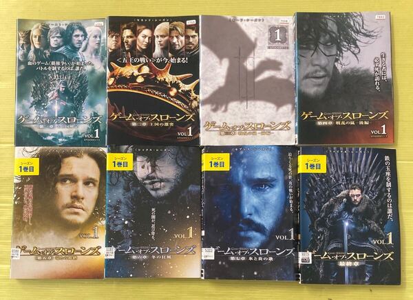 ゲーム・オブ・スローンズ 第一章〜第七章・最終章 40巻全巻セット 管理番号35424 DVD レンタル落ち 海外ドラマ