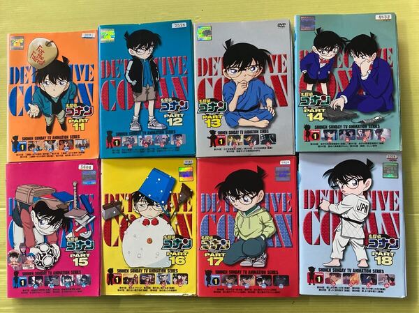名探偵コナン PART11〜18 全76巻セット 管理番号35428 レンタル落ち DVD アニメ ※巻数詳細は商品説明に