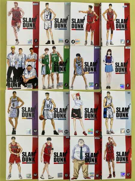 スラムダンク SLAM DUNK 1, 3〜17、16巻セット 管理番号12613 DVD レンタル落ち アニメ ※2巻欠品