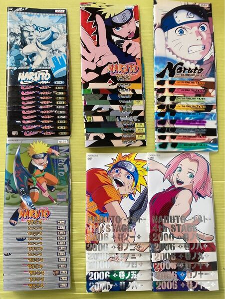NARUTO ナルト / STAGE2nd〜5th (2004〜2007) 全58巻セット 管理番号35378 DVD レンタル落ち アニメ