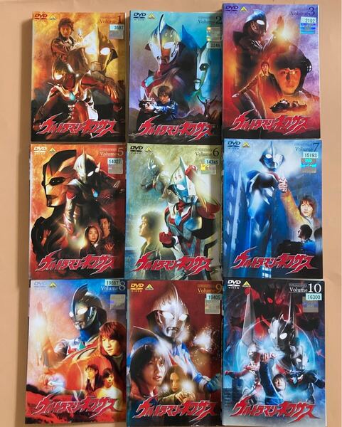 ウルトラマンネクサス 9巻(vol.4欠品) 管理番号22860 DVD レンタル落ち 特撮