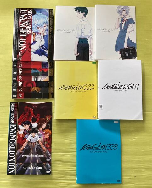 新世紀 エヴァンゲリヲン 7巻(vol.2〜8) 劇場版 7巻 14巻セット 管理番号35437 DVD レンタル落ち アニメ