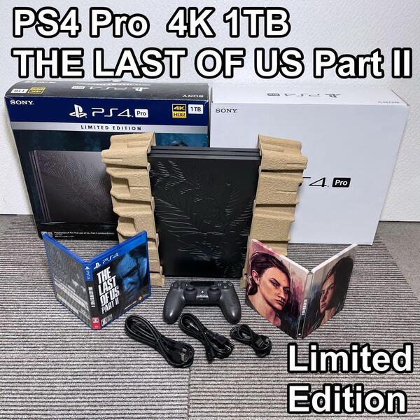 PS4 Pro The Last of Us Part II Limited Edition 限定版 4K1TB CUHJ-10034 CUH-7200B