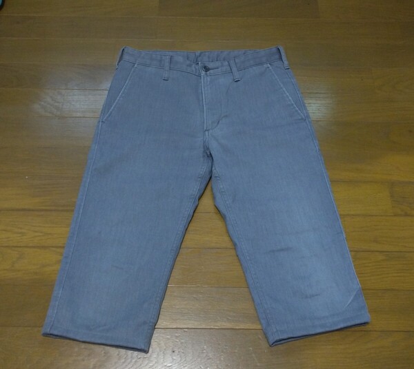 UNIQLO ユニクロ ストレッチパンツ ウエスト73センチ Sサイズ相当 クロップドパンツ ハーフパンツ ショートパンツ