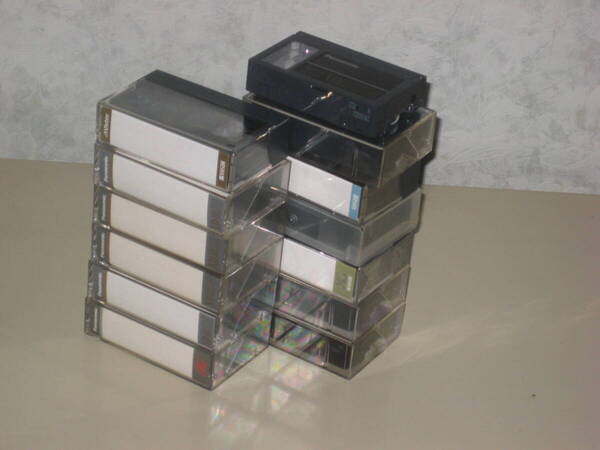 Mini DV ビデオテープ VHS-C 5本 S-VHS-C 8本 計13本 良中古品