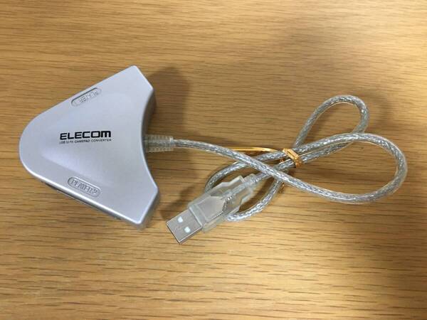 送料無料 Elecom USBtoPS/PS2ゲームパッドコンバータ JC-PS102USV 中古品 エレコム 動作未確認