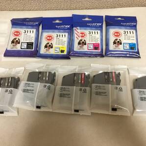 送料無料 ブラザー純正インクLC3111-4PK相当 4色9本セット 新品未使用 わけあり ビーグル犬
