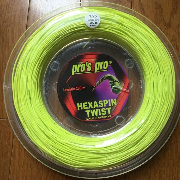 pro'spro★HEXASPIN TWIST 200m 1.25mm★ポリエステル