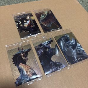 モンスターハンター20thアニバーサリーカードウエハース5枚セットセルレギオス/ティガレックス/ラギアクルス/バルファルク/アルシュベルド
