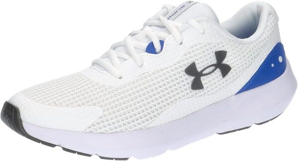 送料無料! 新品未使用 UNDER ARMOUR (アンダーアーマー) ランニングシューズ UA サージ3 ホワイト 27㎝ ランシュー マラソン 3024883