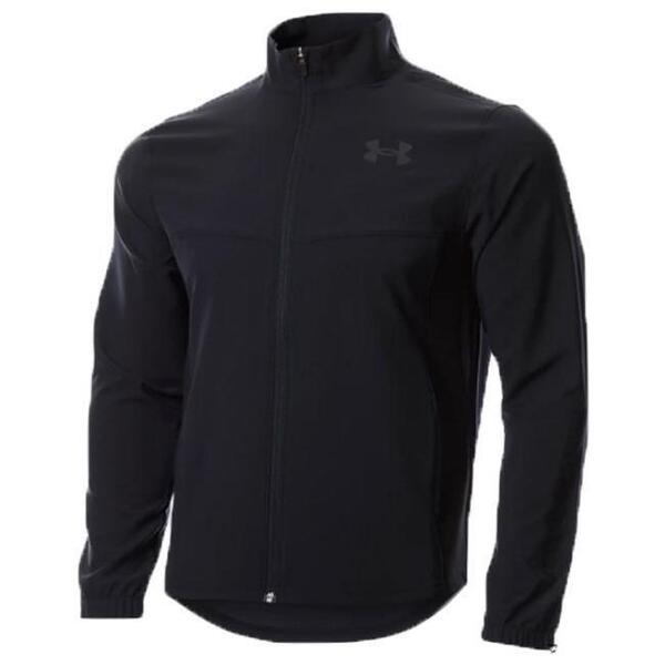 送料無料! 新品未使用 タグ付き UNDER ARMOUR アンダーアーマー UAサマーウーブン フルジップ ジャケット Lサイズ ブラック トレーニング