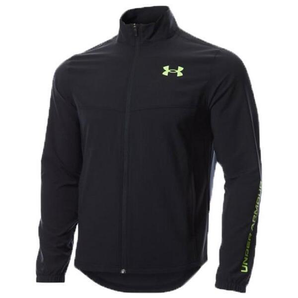 送料無料! 新品未使用 タグ付き UNDER ARMOUR アンダーアーマー UAサマーウーブン フルジップ ジャケット Lサイズ ブラック トレーニング