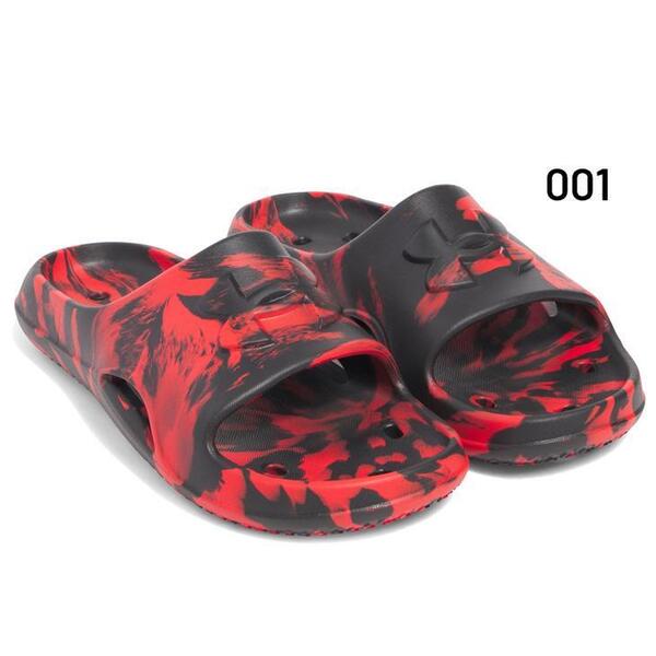 送料無料! 新品未使用 タグ付き UNDER ARMOUR アンダーアーマー サンダル UA ロッカー カモ 3024449 27cm ブラック レッド