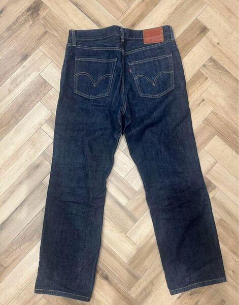 当時物 真紺 2005年製 502-03 W34 L34 2000s 日本製 LEVIS リーバイス インディゴ デニム ジーンズ L34 レプリカ LVC 日本企画