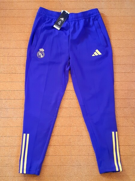【未使用タグ付き】★adidas★ レアルマドリード スリムトレーニングパンツ サイズ:XL サッカー フットサル【定価9,350円】【送料無料♪】