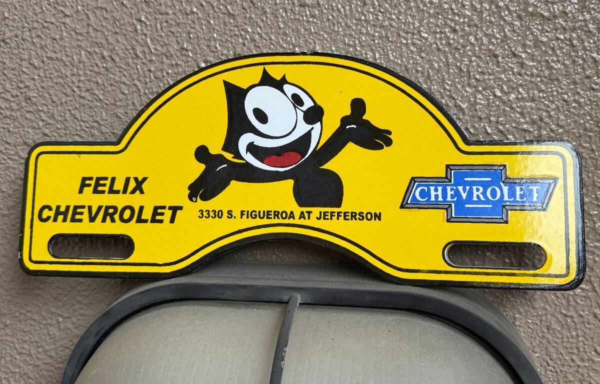 Chevrolet]ビンテージ品！シボレー ホーロー看板