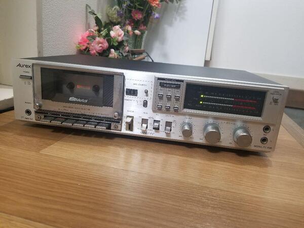 Aurex PC-X40 カセットプレーヤー 現状