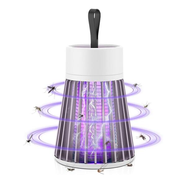 電撃殺虫器 コバエ取り 蚊取り 殺虫灯 LED誘虫灯 USB充電 登山/夜釣り