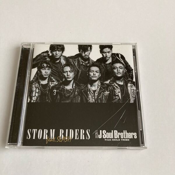 CD 、三代目 J Soul Brothers from EXILE TRIBE「STORM RIDERS」盤面きれいです(管0059)