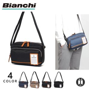 ビアンキ ミニ ショルダーバッグ メンズ ビジネス ポリエステル 通勤 プレゼント 男性 ギフト Bianchi NBTC 77 ネイビー